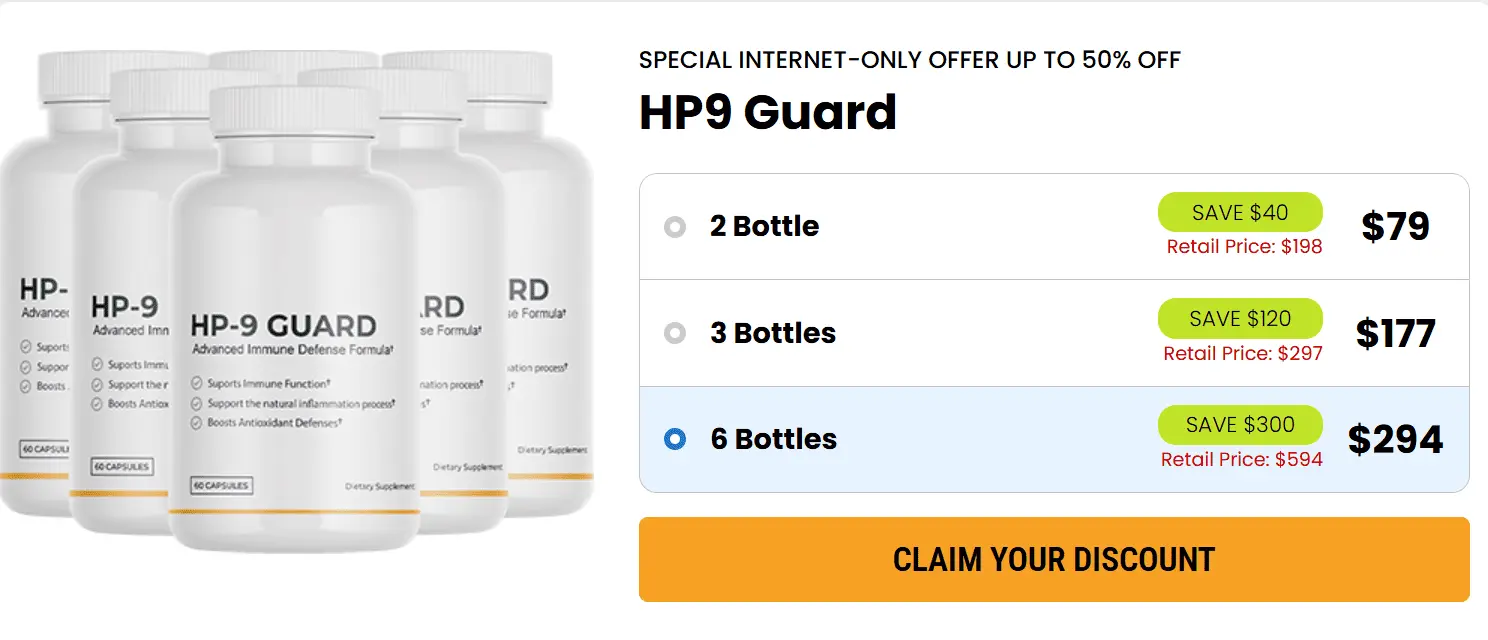 hp9 guard price